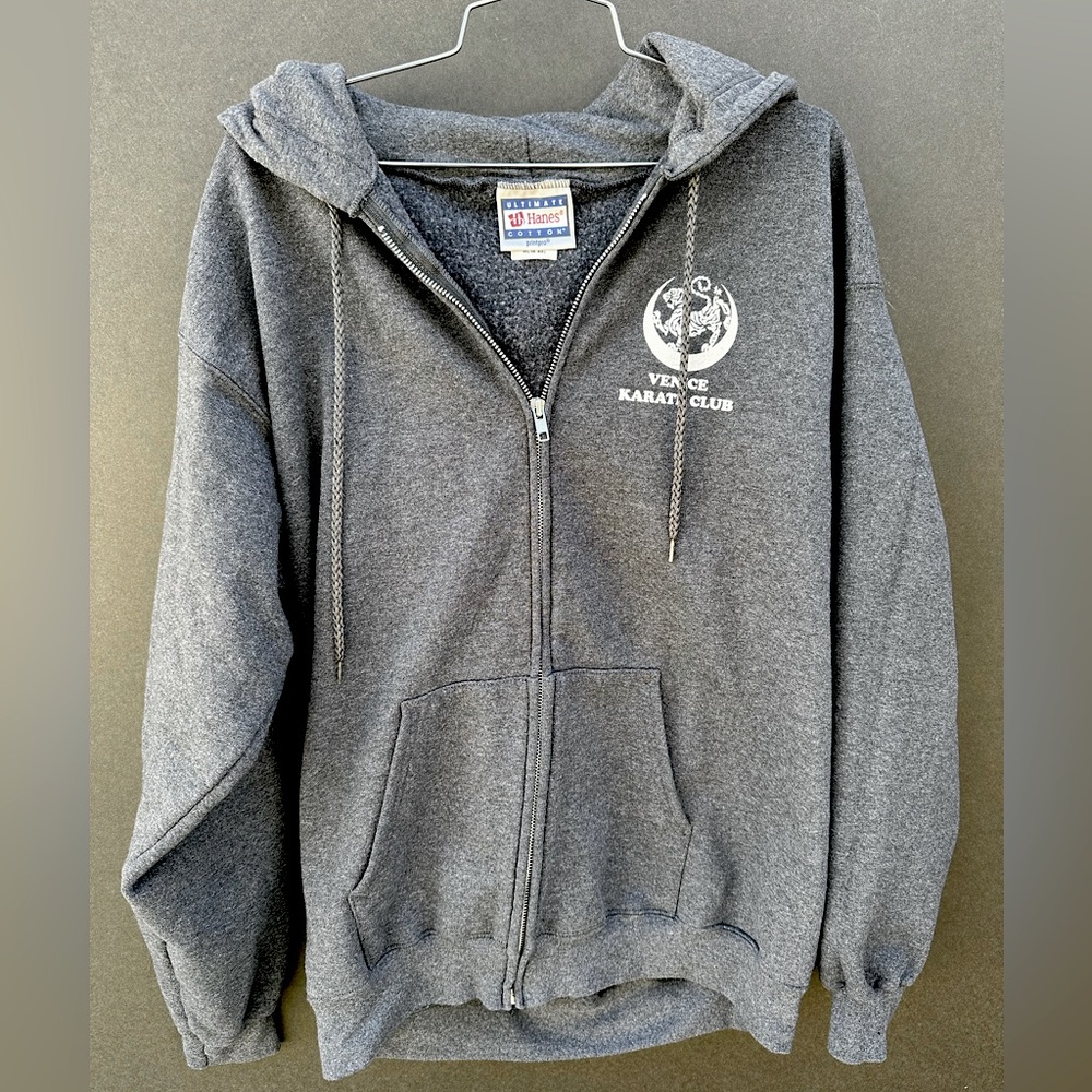 Venice Karate club zip up hoodie